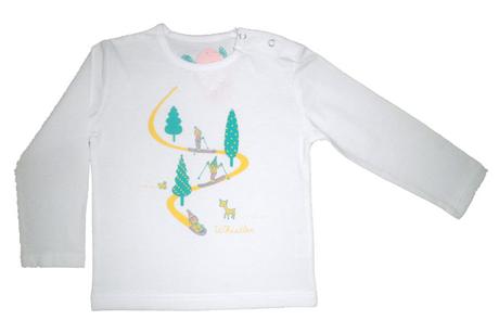 Dívčí tričko s dlouhým rukávem, wolf,74