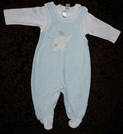 Tyrkysove dupacky se slonikem a tricko, 68