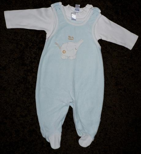 Tyrkysove dupacky se slonikem a tricko, 68