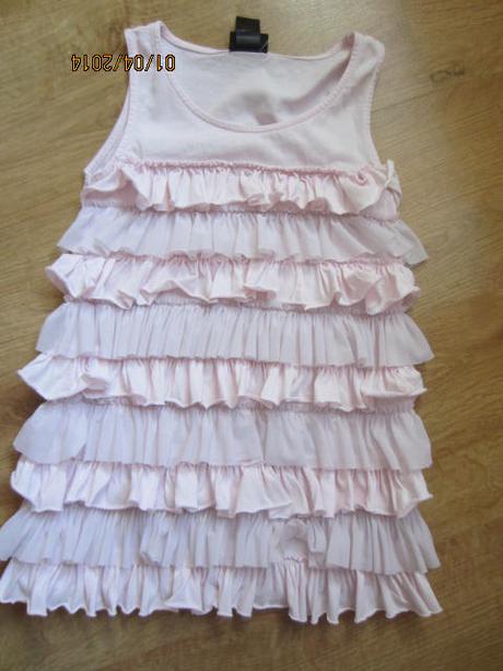 Volánková tunička, tričko, h&m,122