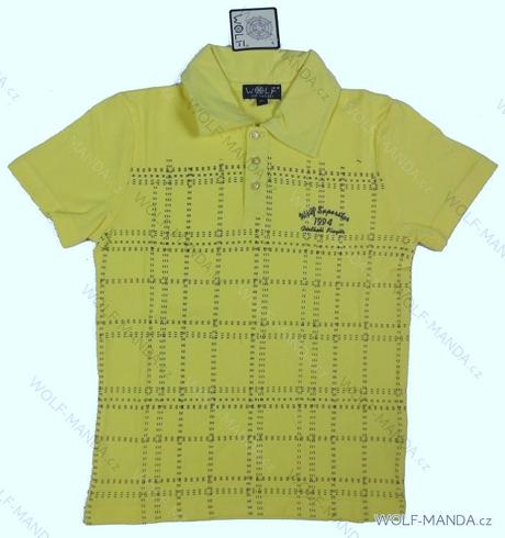 Chlapecké triko s límečkem akce, wolf,98