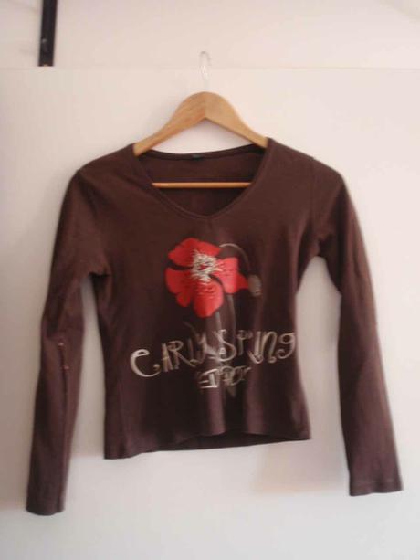 Hnědé triko na donošení, zdarma k objednávce, s