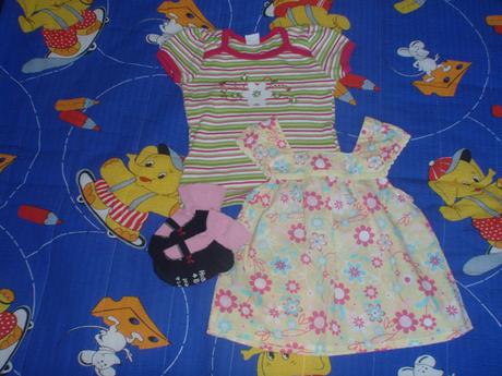 Komplet oblečení pro holčičku,kyti, rifle s dorkou, 92