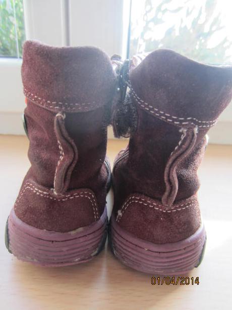 Celokožené vínové kožené boty, kickers,22