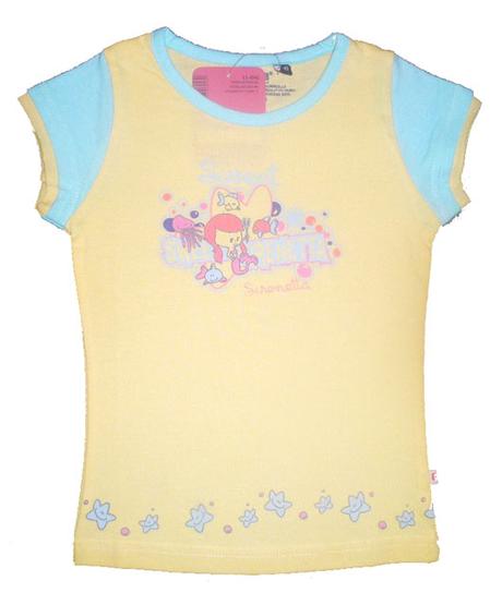 Dívčí triko s krátkým rukávem, 116