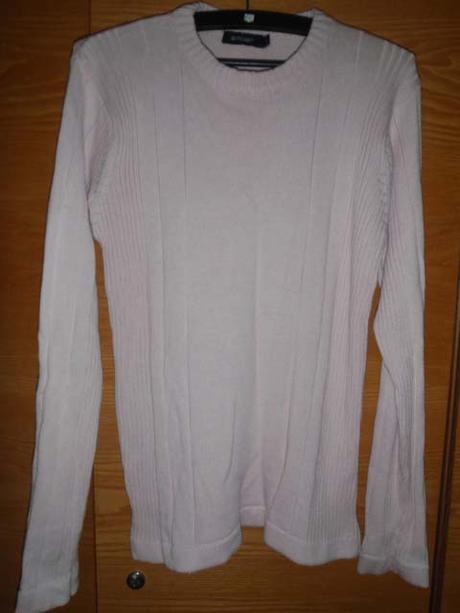 Růžový svetr, zn. smog, l