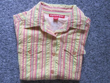 Pruhovaná blůzkokošile s výšivkou, broadway,s