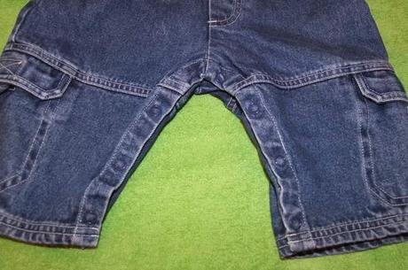 Džínové laclové kalhoty, items,74