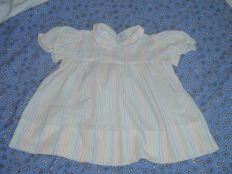 Lehké letní šatičky, jemně proužkaté, 74