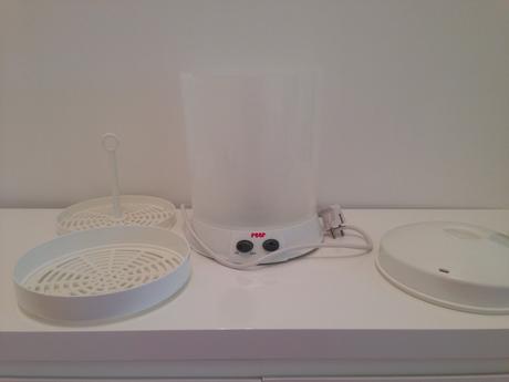 Parni sterilizator kojeneckych lahvi reer+doplnky, nuk