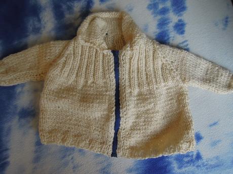 Teplý svetřík na zip, 62