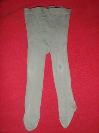 Punčošky zelené - khaki, 68