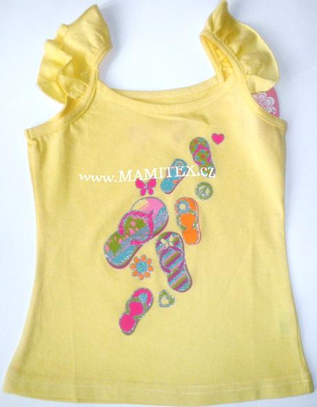 Dívčí top s pěkným potiskem, wolf,122