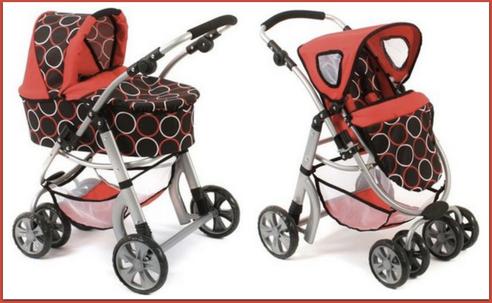 Kočárek pro panenku Bayer Chic Joyrider 2v1 Kočárek pro panenku Bayer Chic Joyrider 2v1