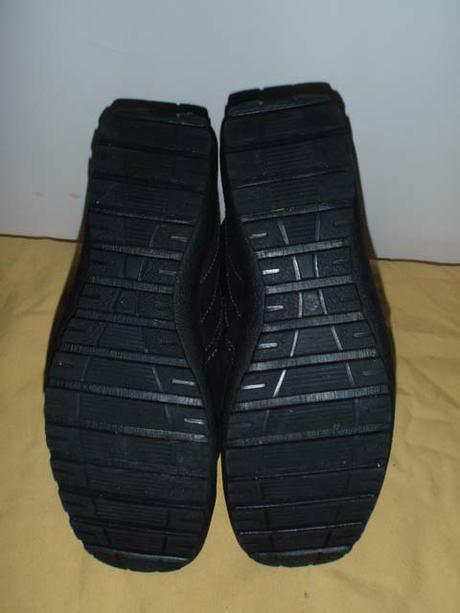 Černé kožené kotníčkové boty, 38