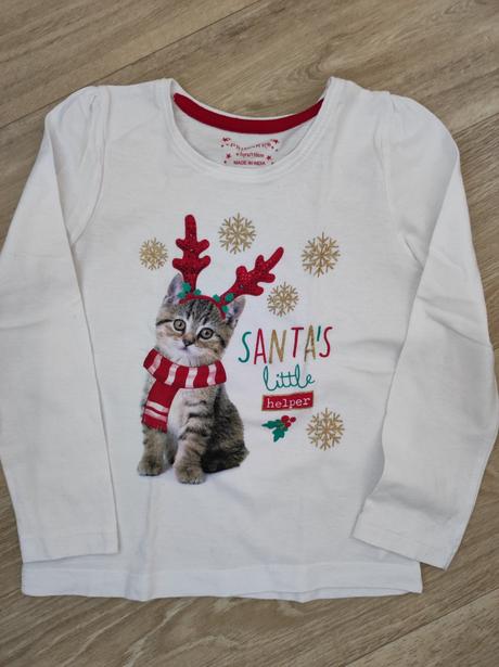Vánoční tričko vel. 110, 110