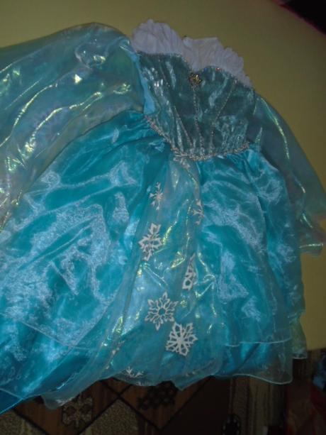 Šaty elsa frozen licence luxusní vel 9/10 let 140, 