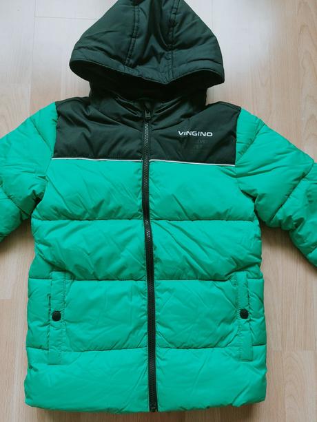 Teplá zelená zimní bunda vingino s fleecem,152, vingino,152