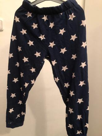 Modré pyžamové kalhoty, 104