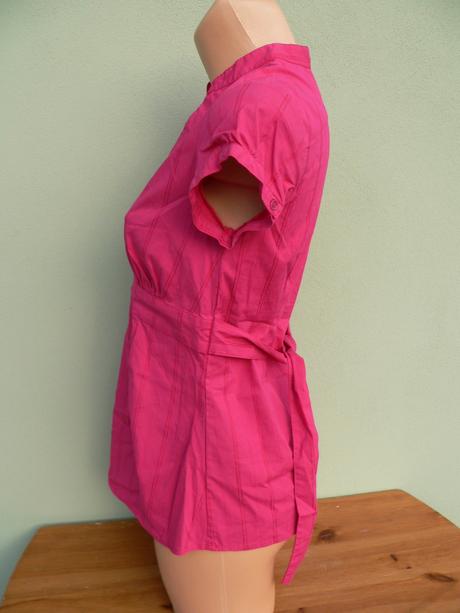 Fuchsiová halenka tunika h&m mama - vel.s, h&m,s
