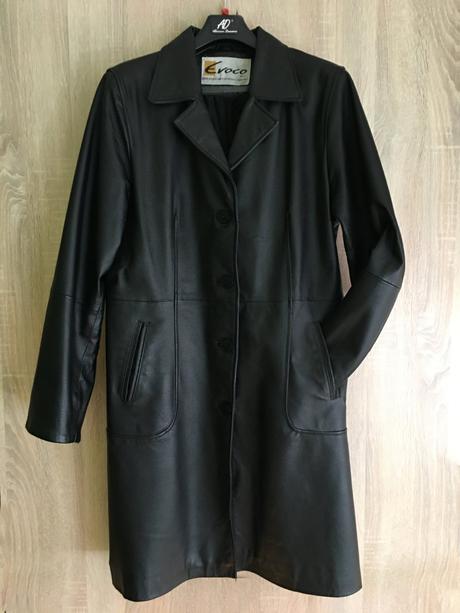 Kožený plášť evoco, vel. xl, xl