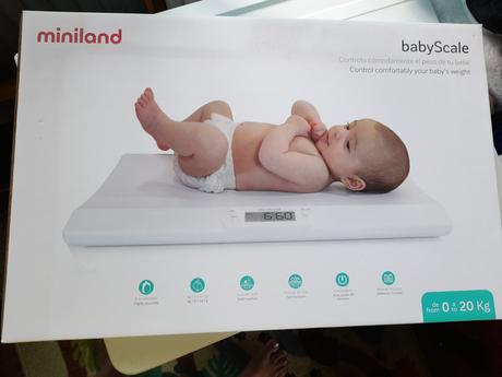 Váha na miminko digitální z maxe miniland, miniland baby
