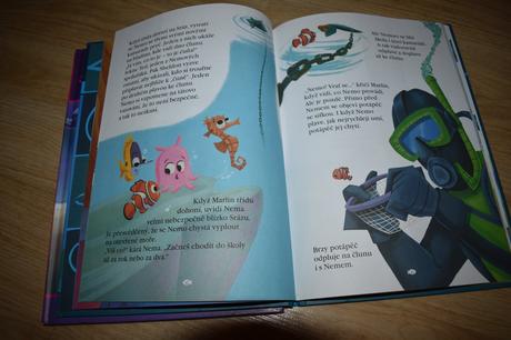 2x pohádková kniha příšerky s.r.o a nemo,