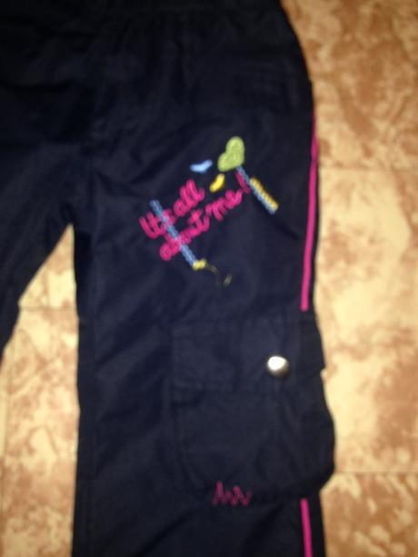 Dívčí kalhoty srdíčko, nápis, success,98