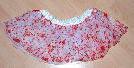 Sukně karnevalová tylová na halloween,