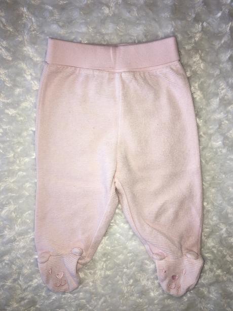 Růžové sametové polodupačky h&m, h&m,62