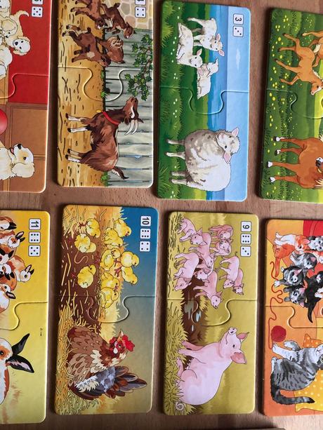 1.pocitani se zviratky/ puzzle karticky,