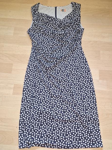 Šaty letní černobílé puntíky el eva lhotáková, 44
