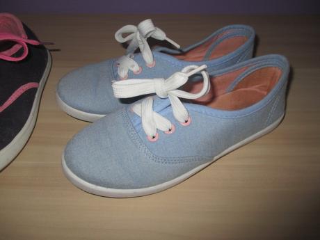 2x plátěné tenisky, pepco,31