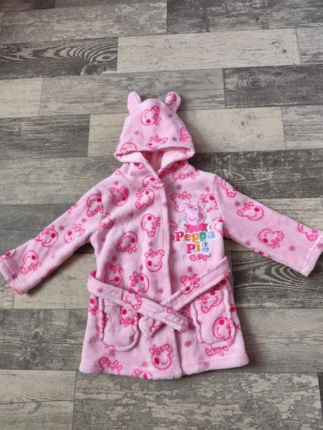 Župan plyšový peppa pig 1-2r.(86/92), 86