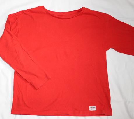 Po63. jasně červené tričko 9-10 let, h&m,140