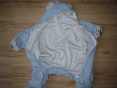 Chlupatá kombinéza podšitá bavlnou, 80