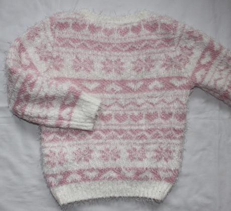 Al90. svetr se srdíčky 3-4 roky, f&f,104