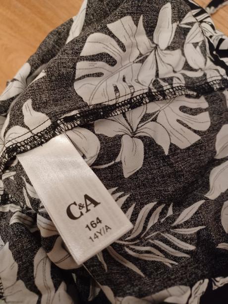 Kytičkový overal na léto, c&a,164