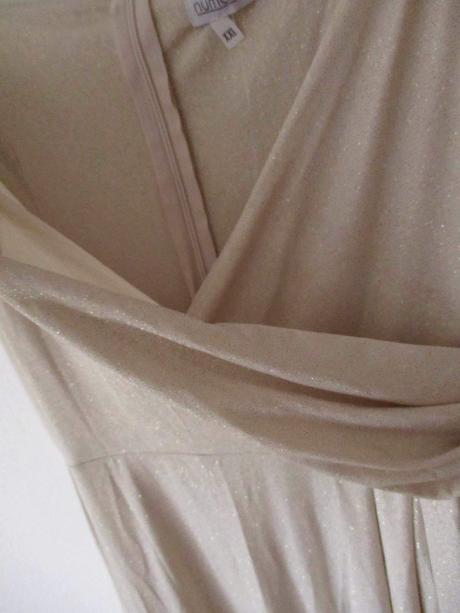 Dlouhé slavnostní šaty béžové numoco xxl 44, 44 / xxl