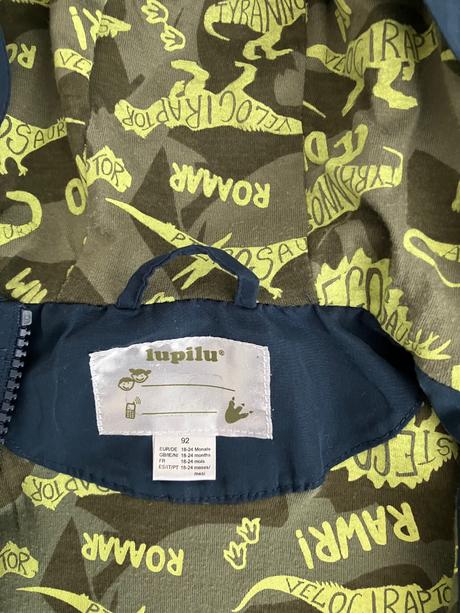 Přechodová bunda s kapucí, lupilu,92