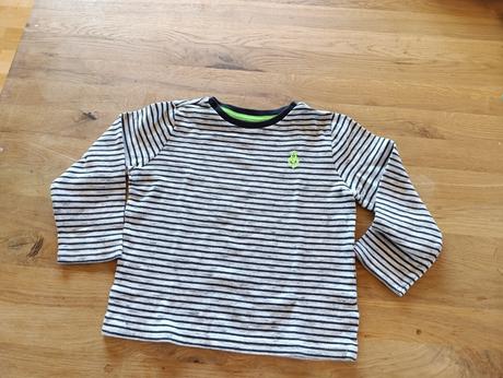 Triko pruhované dlouhý rukáv, 122