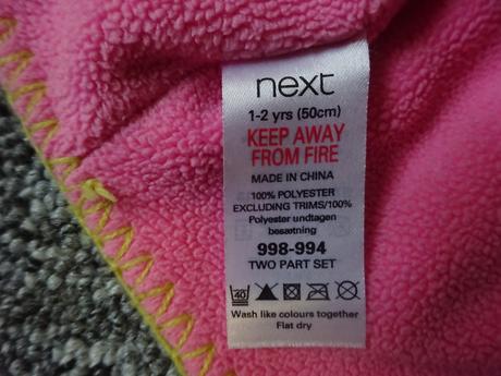 Zimní bunda s jablíčky, vel. 92, next,92