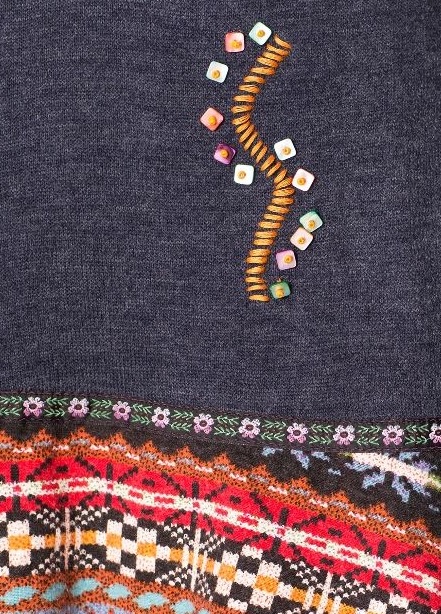 Super úpletové šaty rainbow vel 48/50, 48