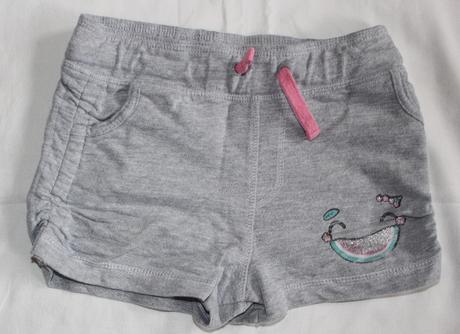 Va102 bavlněné šedé šortky s kapsami 5-6 let, kiki&koko,116