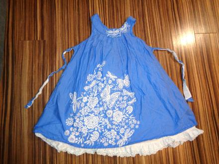 Nádherné modré šaty s motýlky, monsoon,116