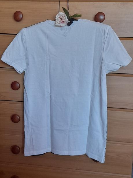 Liberto bavlněné tričko s lebkou slim fit, s