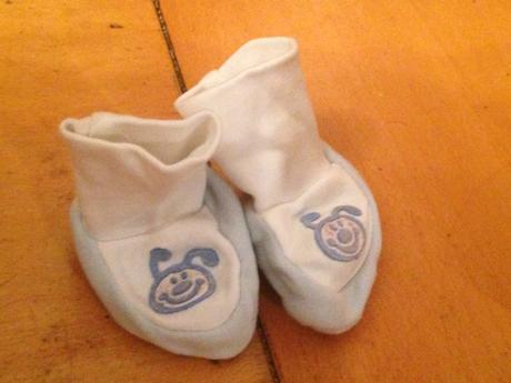 Klučičí capáčky brouček, broučci (stélka 7,5 cm), <17