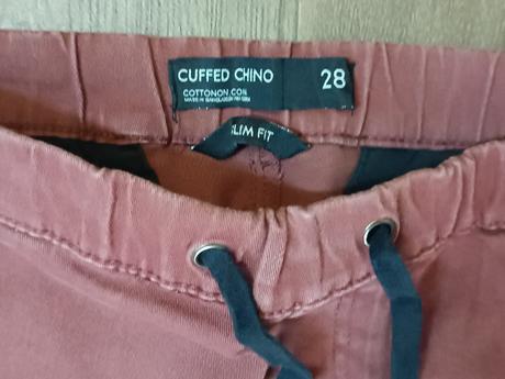 Chlapecké slim kalhoty cuffed chino, vel.28 (s), s