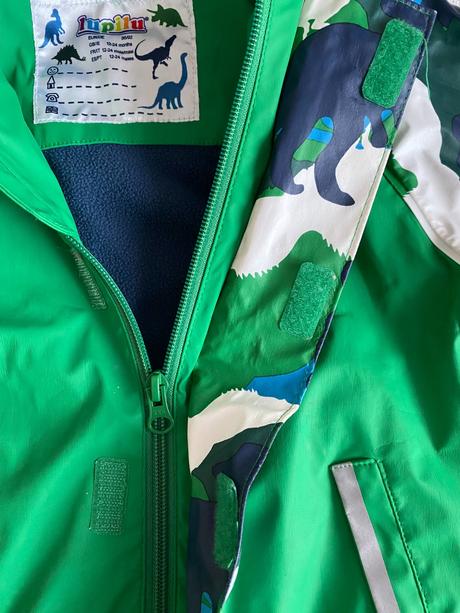 Nepromokavá bunda 86/92, dinosuaři, lupilu,92