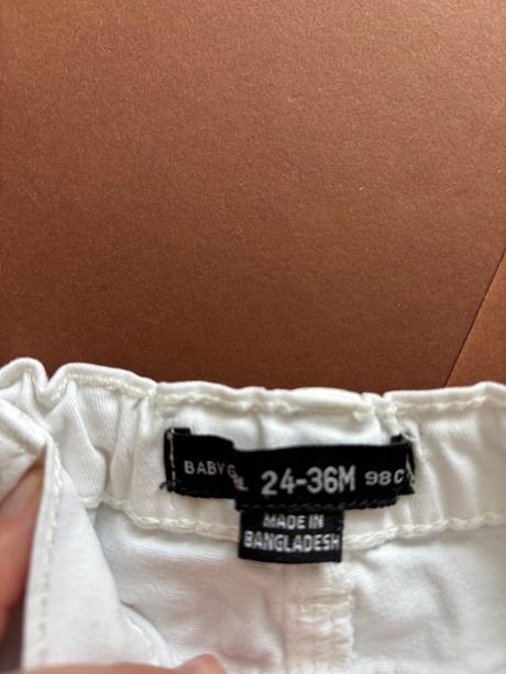 Krásné bílé kraťasy - v.2/3 roky, denim co,98